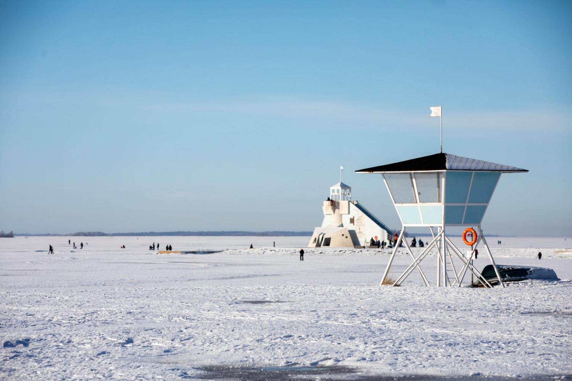 Nallikari Seaside Aalto Apartments 奥卢 外观 照片